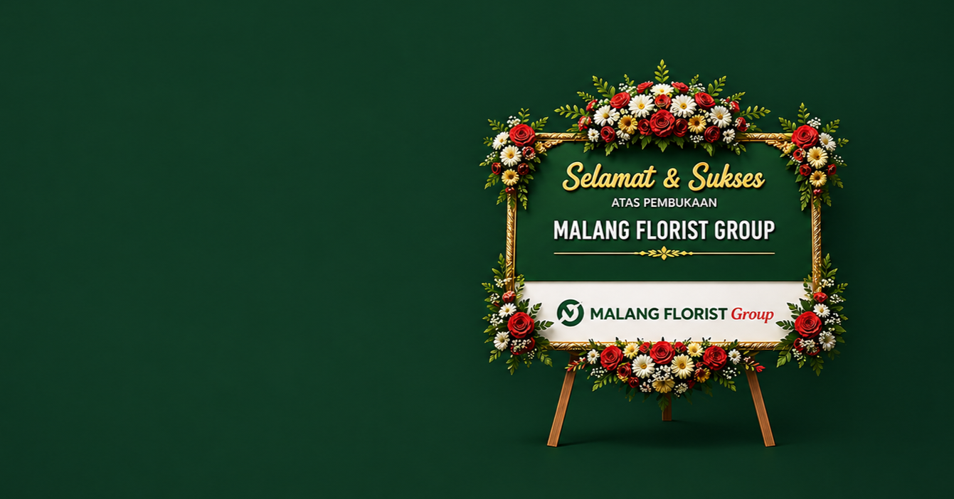 Papan Bunga Printing Malang Premium